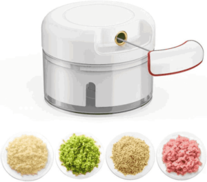 Mini food Chopper, powerful meat grinder, hand-power food Chopper, vegetable and nuts shredder