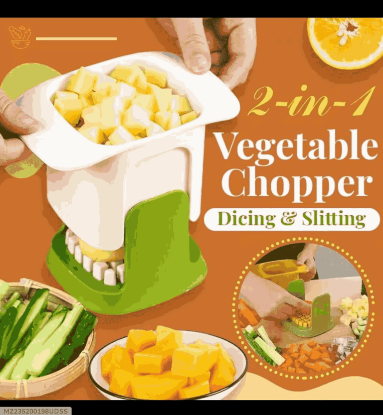 2 in 1 Vegetable Chopper Dicing and Slitting